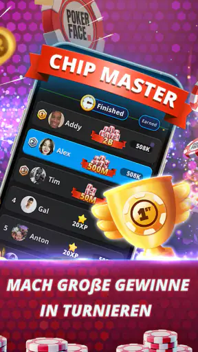 Poker Face: Texas Holdem Poker screenshot