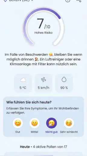 Pollenflug & Pollen Alarm screenshot