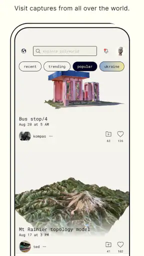 Polycam: 3D-Scanner screenshot