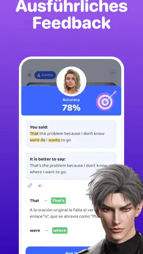 Praktika: Sprachen lernen screenshot