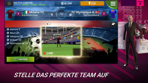 Pro 11 - Fußball Manager screenshot