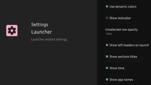 Projectivy Launcher screenshot