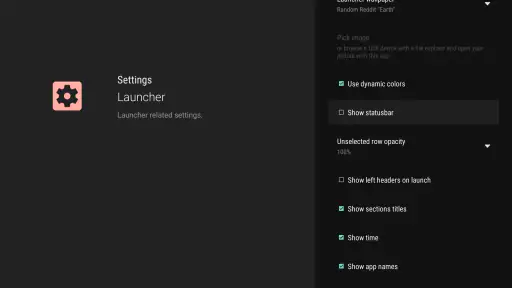 Projectivy Launcher screenshot