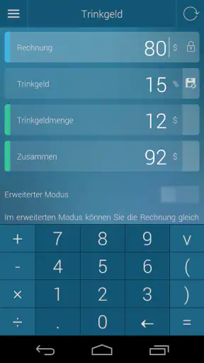 Prozentrechner screenshot