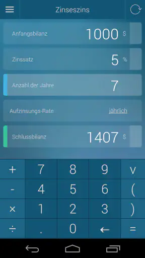 Prozentrechner screenshot
