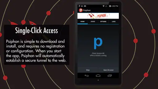 Psiphon VPN: Freiheit online screenshot