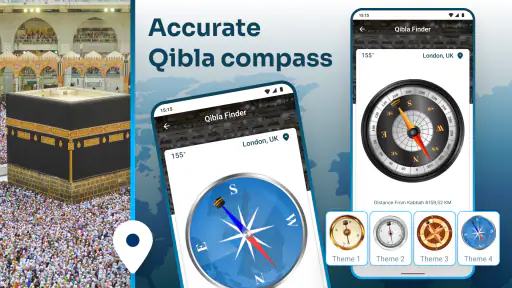 Qibla Compass with Salah Time screenshot 9