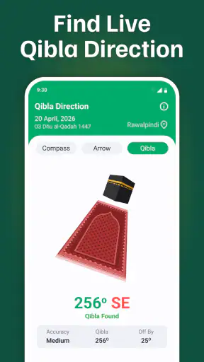 Qibla Finder: Qibla Compass screenshot