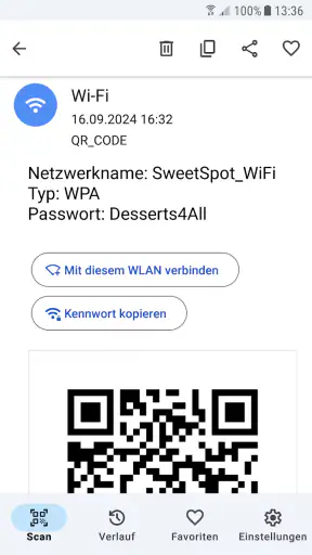 QR-Code-Scanner - werbefrei screenshot