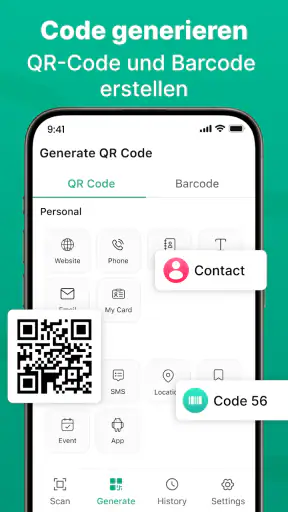 QR- und Barcode-Scanner: Heim screenshot