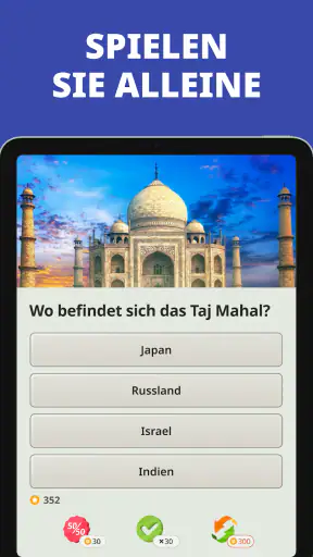 QuizzLand Allgemeinwissen Quiz screenshot 10