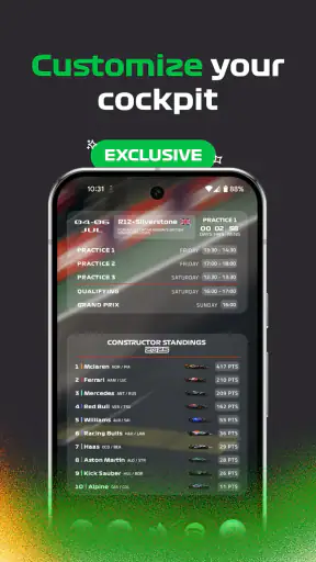 Racify – F1 Widgets screenshot