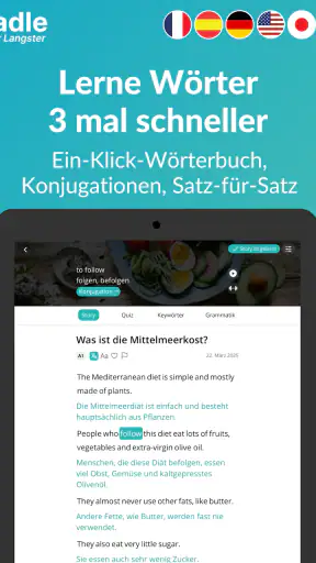 Readle (ex—Langster) Sprachen screenshot 11