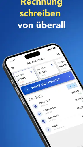 Rechnung schreiben Invoice Fly screenshot