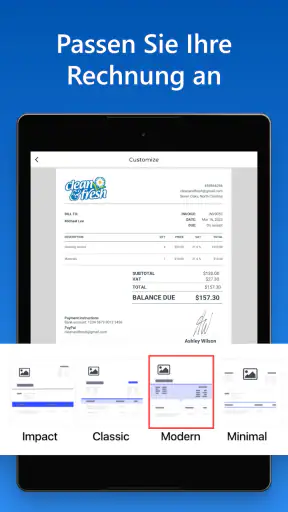 Rechnung schreiben Invoice Fly screenshot 10