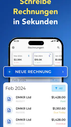 Rechnung schreiben Invoice Fly screenshot