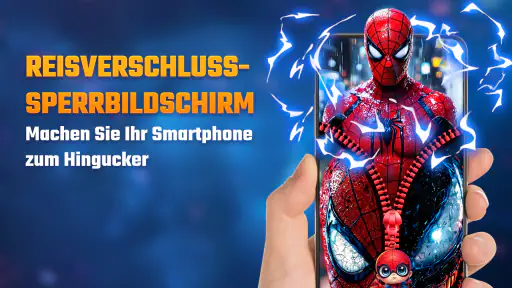 Reißverschluss-Sperrbildschirm screenshot