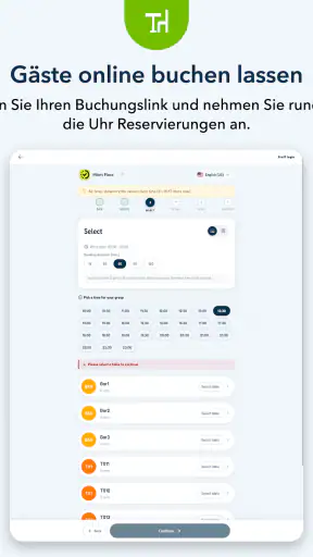 Restaurant-Buchungsplaner screenshot 11