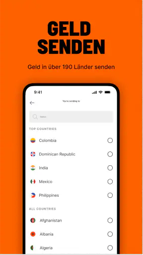 Ria Money Transfer screenshot