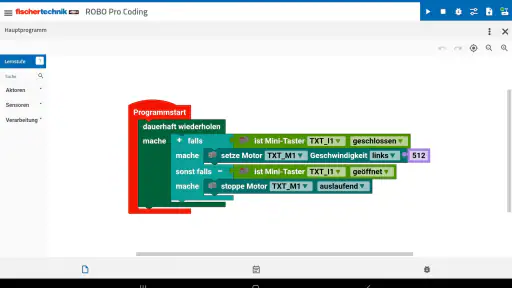 ROBO Pro Coding screenshot
