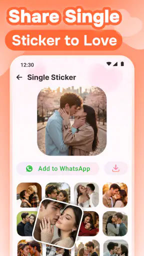 Romantic Love Stickers for WA screenshot 10