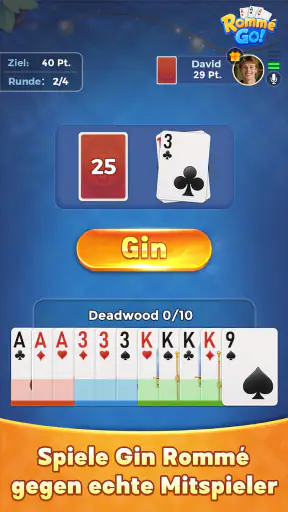Rommé GO! - Kartenspiel Online screenshot 4