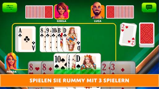 Rommé Online screenshot