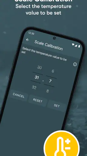 Raum temperatur messer screenshot