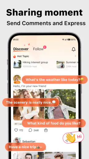 Saada : Live-Stream & Chat-App screenshot