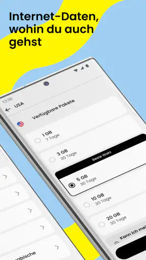 Saily eSIM: Daten für Reisen screenshot