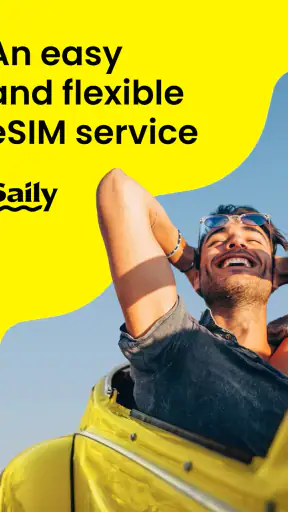 Saily eSIM: Daten für Reisen screenshot