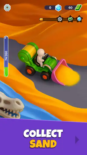 Sand Miner: Traktor-Simulator screenshot
