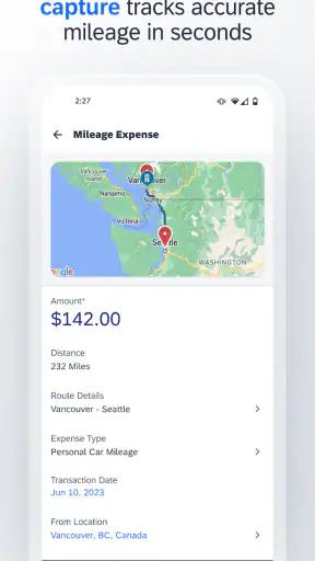SAP Concur screenshot
