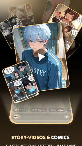 Saylo: KI-Charakter Story Chat screenshot