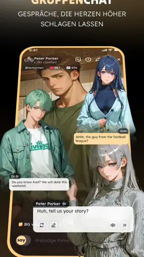 Saylo: KI-Charakter Story Chat screenshot