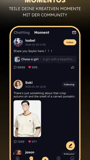 Saylo: KI-Charakter Story Chat screenshot