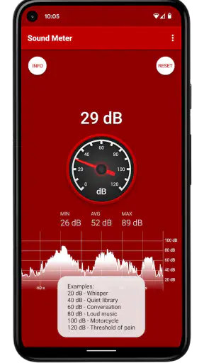 Schall-Dezibel-Messgerät screenshot