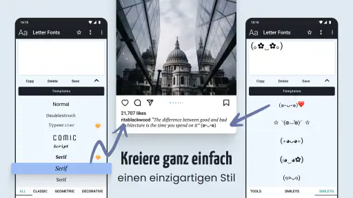 Schriftarten - schöne Texte screenshot 10