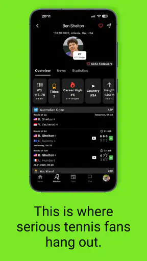 ScoreGO - The Tennis Pro Tours screenshot
