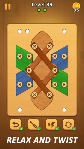 Screw Nuts - Wood Bolts screenshot