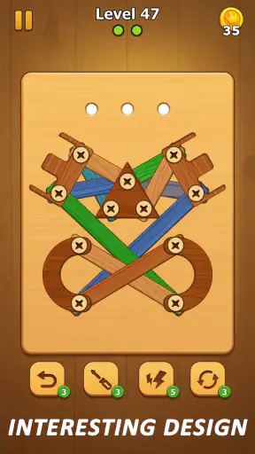 Screw Nuts - Wood Bolts screenshot
