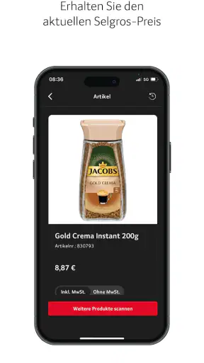 Selgros Deutschland screenshot