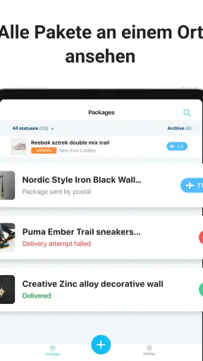 Sendungsverfolgung - paket app screenshot 12