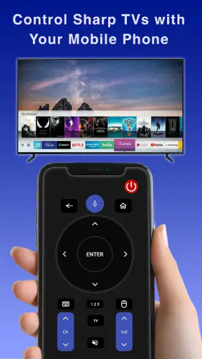 Sharp TV-Fernbedienung screenshot