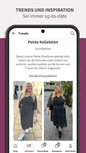 Sheego - Mode in großen Größen screenshot