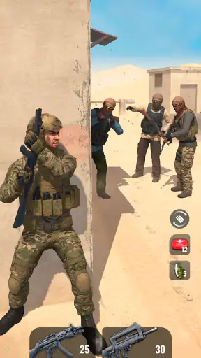 Shoot Out-Waffen Schieß Spiele screenshot 2