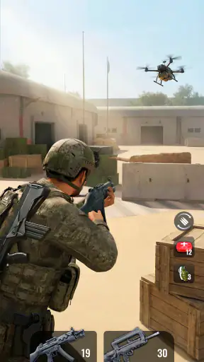 Shoot Out-Waffen Schieß Spiele screenshot 5