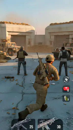 Shoot Out-Waffen Schieß Spiele screenshot 6