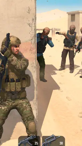 Shoot Out-Waffen Schieß Spiele screenshot 8