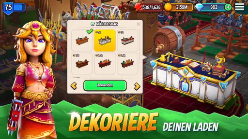 Shop Titans: Craft & Bauen screenshot